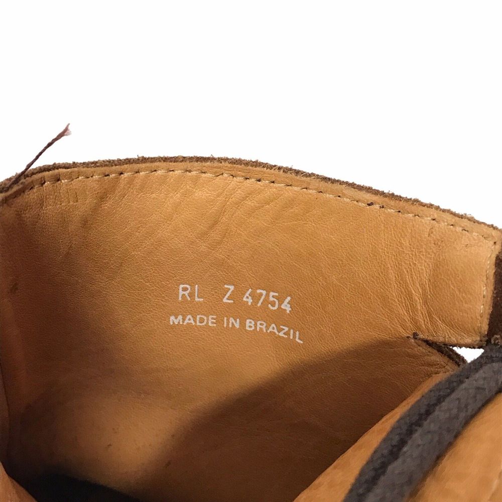 Vintage Ralph Lauren Polo Country Boots Brown Suede 90s‎ 9B - Picture 16 of 16